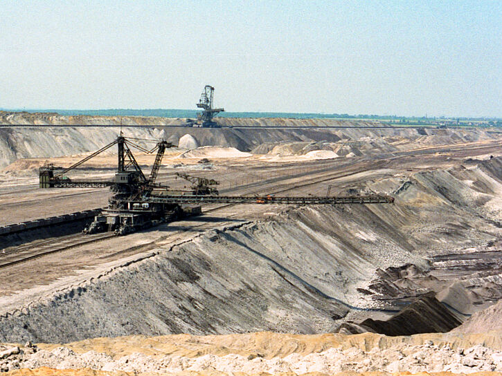 Tagebau Leipzig Braunkohlebagger