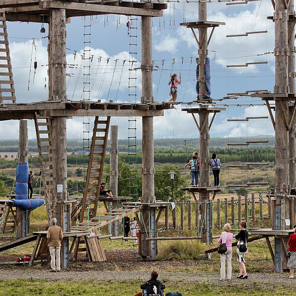 Leipziger Neuseenland Markkleeberger See Kletterpark