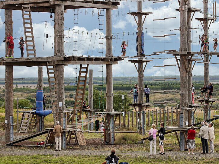 Leipziger Neuseenland Markkleeberger See Kletterpark
