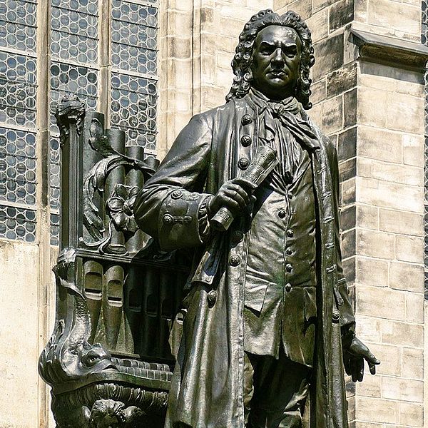 Statue von Johann Sebastian Bach