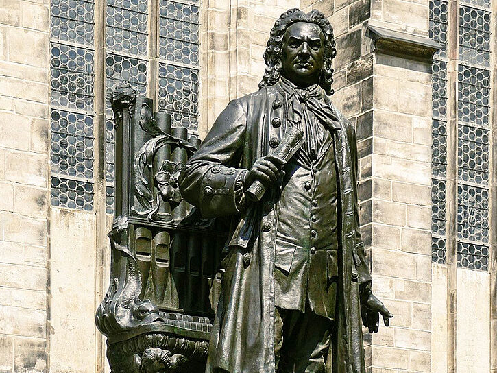 Statue von Johann Sebastian Bach