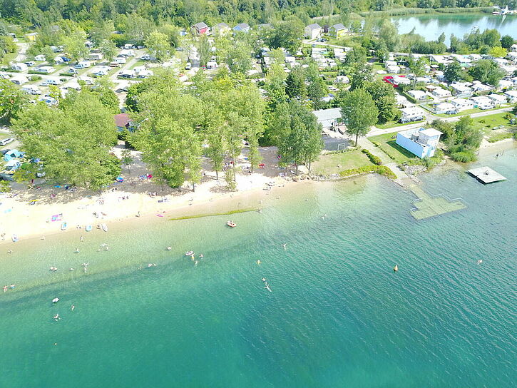 Luftaufnahme vom Kulkwitzer See.