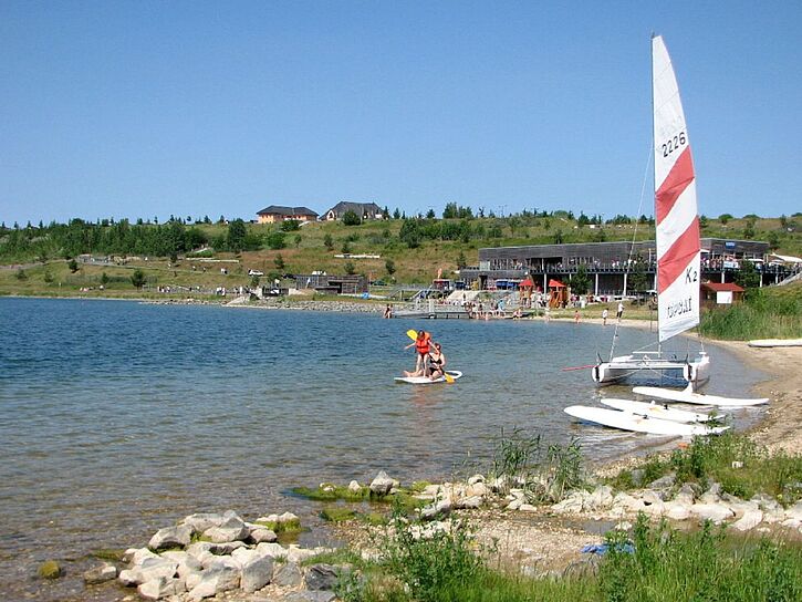 Ufer am Markkleeberger See.