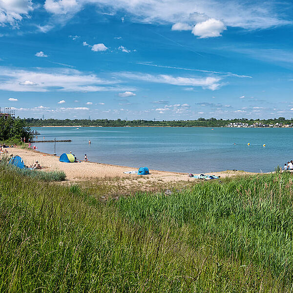 Urlaub Hainer See Badestrand