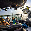 Urlaub Hainer See Motorboot Wake Boarden