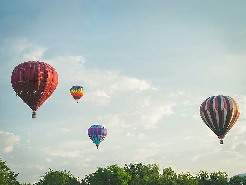 Ballonfahrt im Leipziger Neuseenland