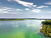 Hainer See mit türkis-grünem Wasser