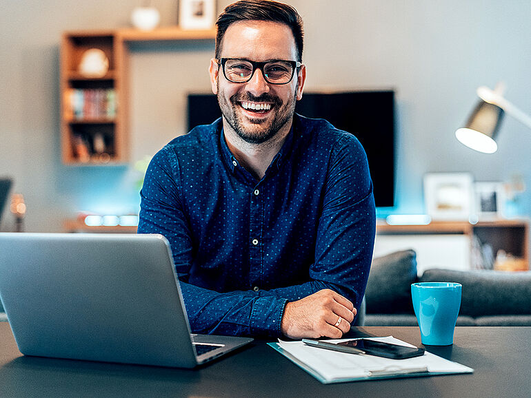 Homeoffice Ferienwohnung Hainer See Laptop