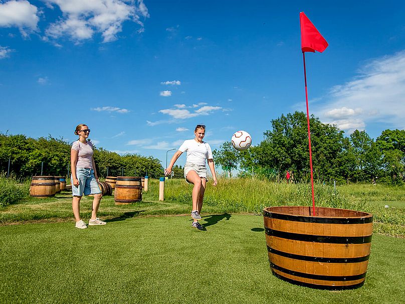 Soccer-Golf am Markkleeberger See