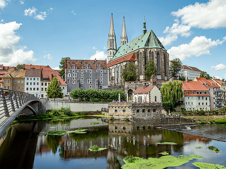 St. Peter und Paul in Görtlitz vor der Lausitzer Neiße.