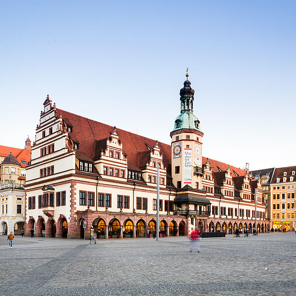 Leipzig erleben Rathaus Marktplatz