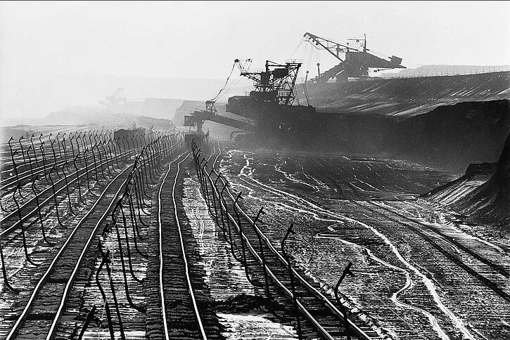 Leipziger Neuseenland Schaufelradbagger Bitterfeld 1968