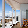 Wohnung 3: Schneelandschaft auf der Terrasse mit Blick auf den Hainer See.