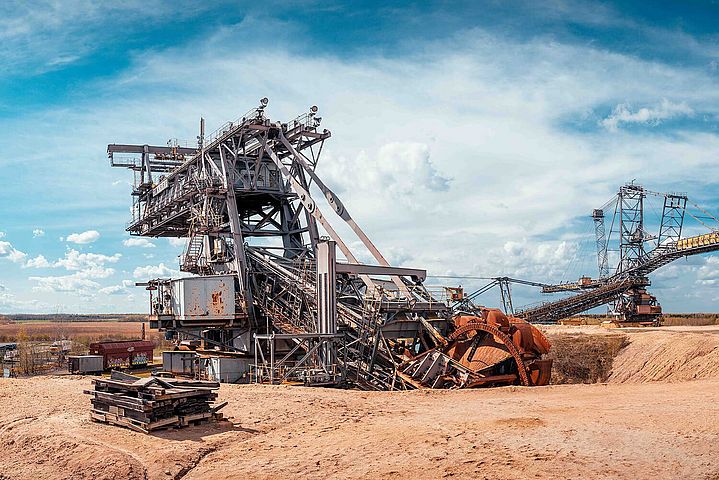 Schaufelrad-Bagger, Foto: Lukas Landsteiner