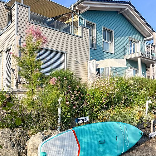 FÜR DICH DA: BIKE UND BOARD ZUM LEIHEN Lust auf Stehpaddeln, aber kein Board dabei? Beim HAUS IM SCHILF bist du trotzdem...